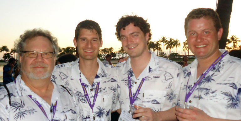 Some Harty Lab members in Hawaii at AAI in 2013