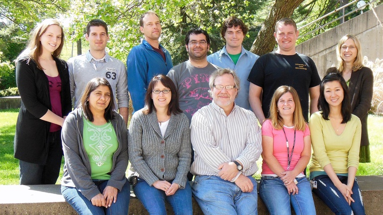 Lab group in the summer of 2012