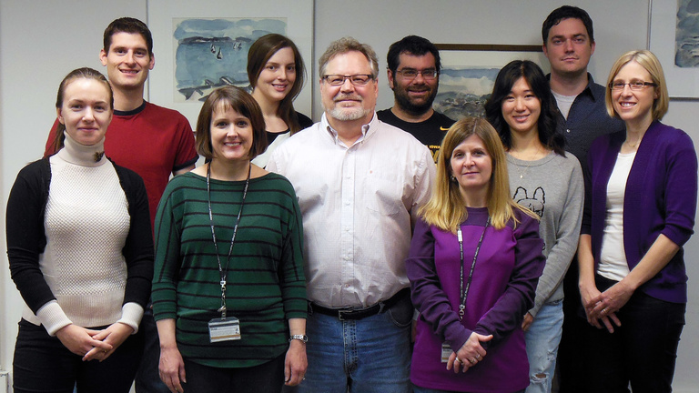 Lab group in the winter of 2014